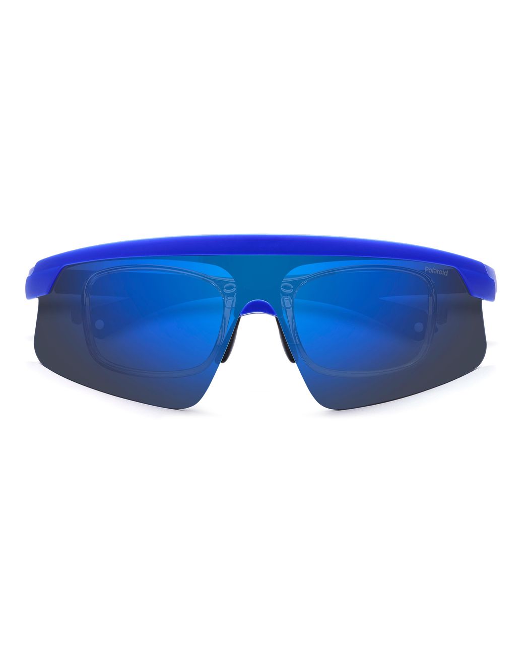 Polaroid Blue Pld 7056/Ci/S Rct/5X Sunglasses Polycarbonate Squared Polarized Mirror for men