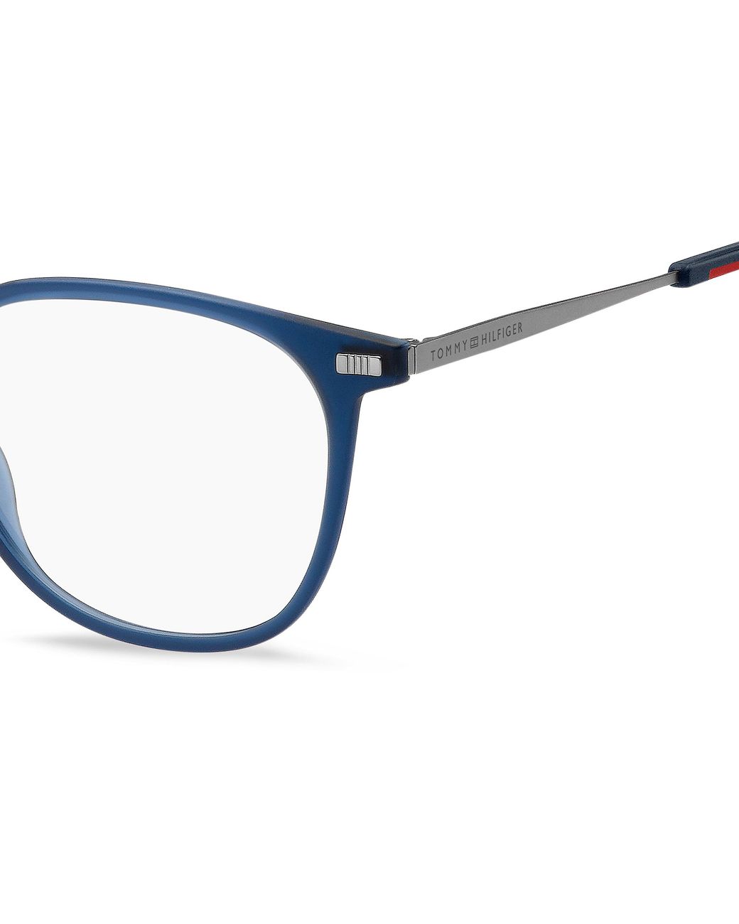 Tommy Hilfiger Black Th 2022 Fll Optical Frames Polyamide Round for men