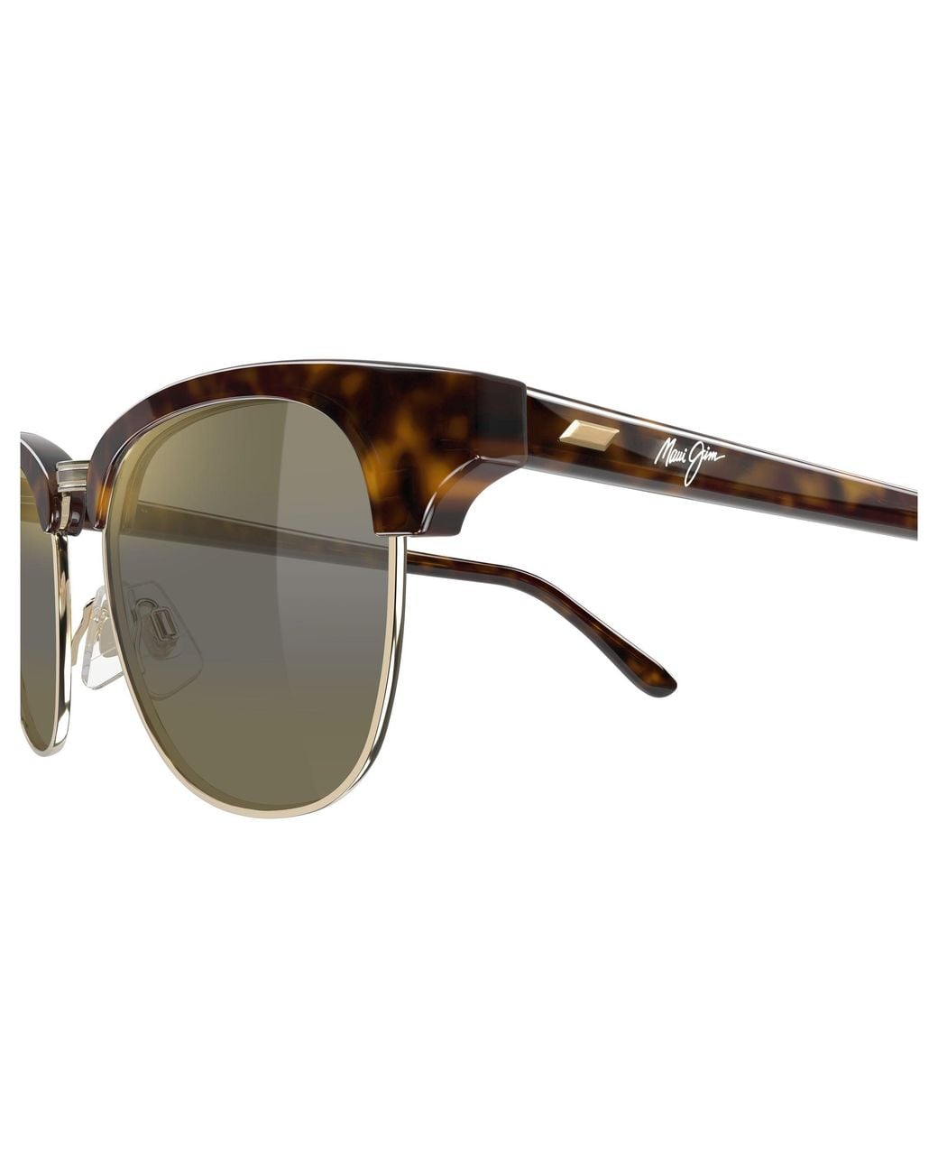 Maui Jim Black Mj0695S 002 Occhiali Da Sole Acetato Bronzo Squadrata