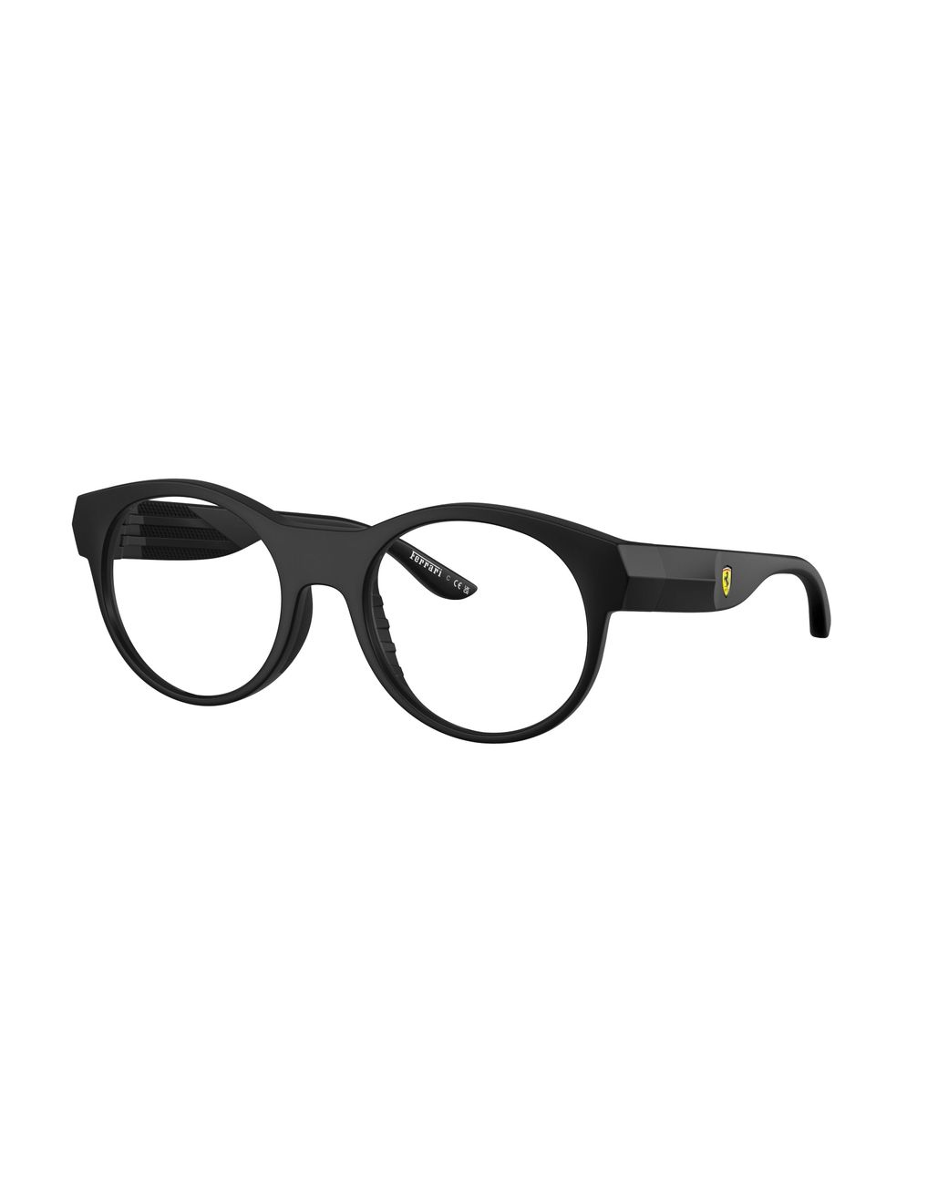 FERRARI SCUDERIA Black Fz8031U 534 Optical Frames Injected Transparent Geometric Normal