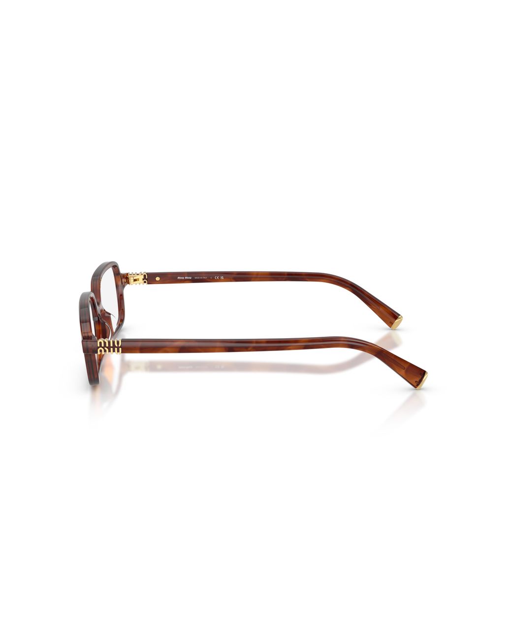 Miu Miu Black Mu 01Yv 26E1O1 Optical Frames Acetate Squared Normal