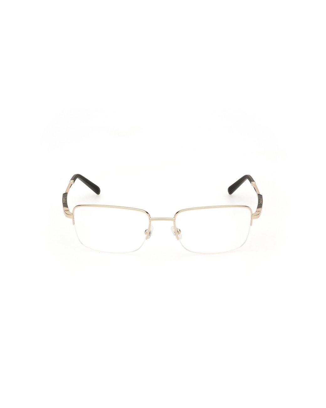 Timberland Black Tb50006 32 Optical Frames Metal Squared Normal for men