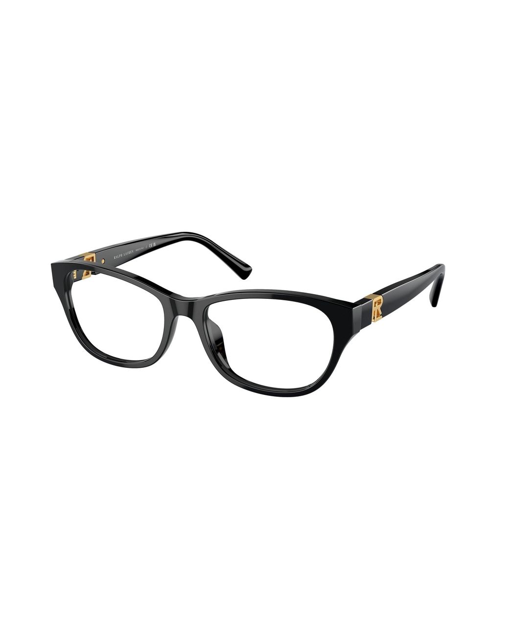 Ralph Lauren Black Rl6237U 5001 Optical Frames Acetate Transparent Round Normal