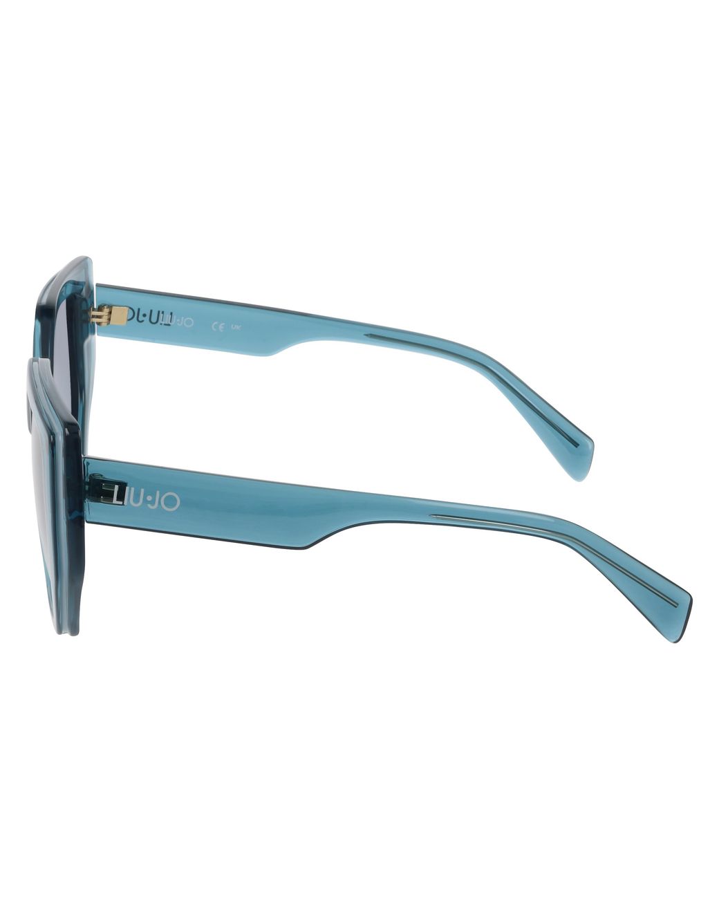Liu Jo Black Lj810S 502 Sunglasses Bio-Inject Verde Petrolio Squared Normal