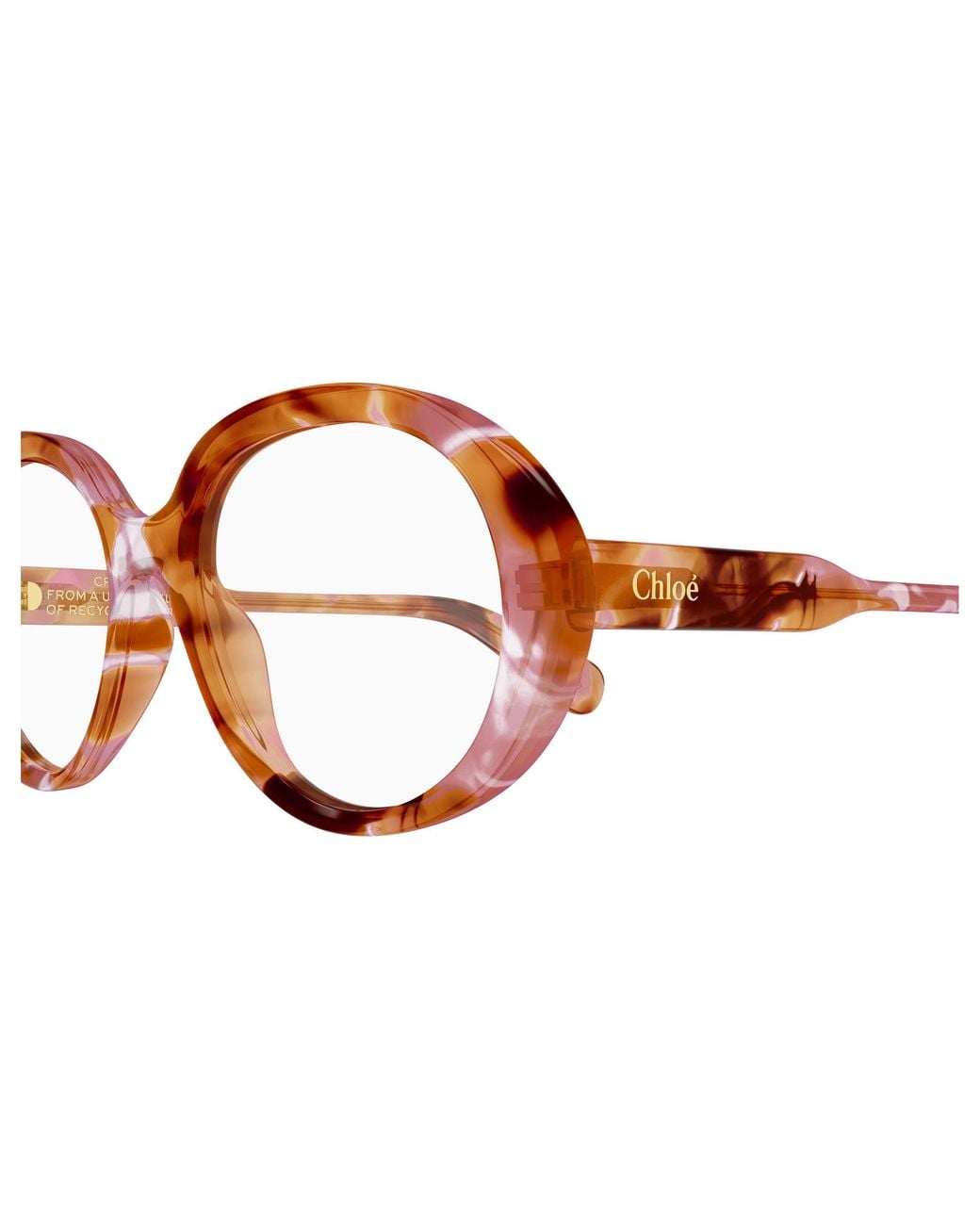 Chloé Black Ch0221O 007 Optical Frames Acetate Transparent Round