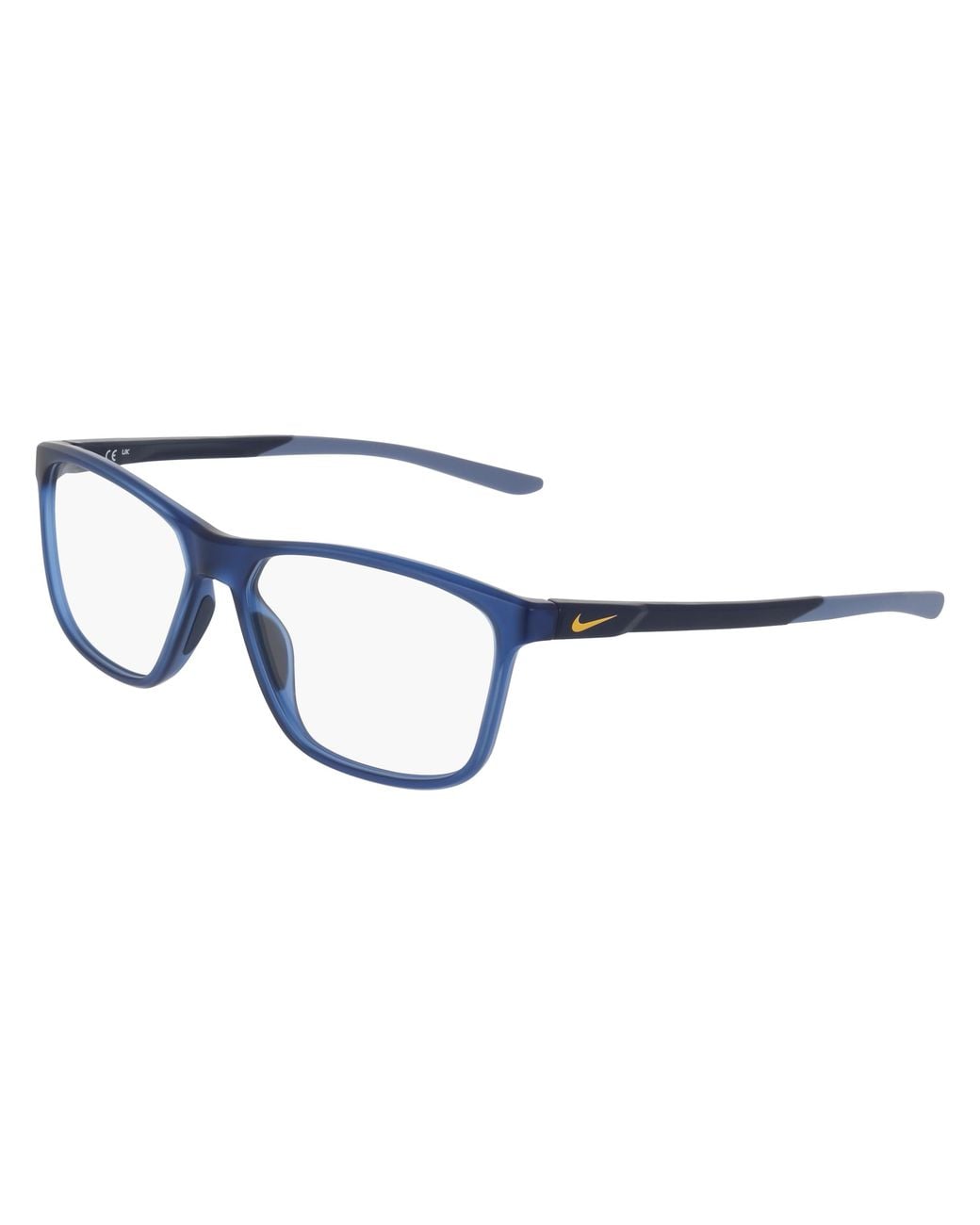 Nike Black 7293 410 Optical Frames Bio-Inject Squared Normal for men