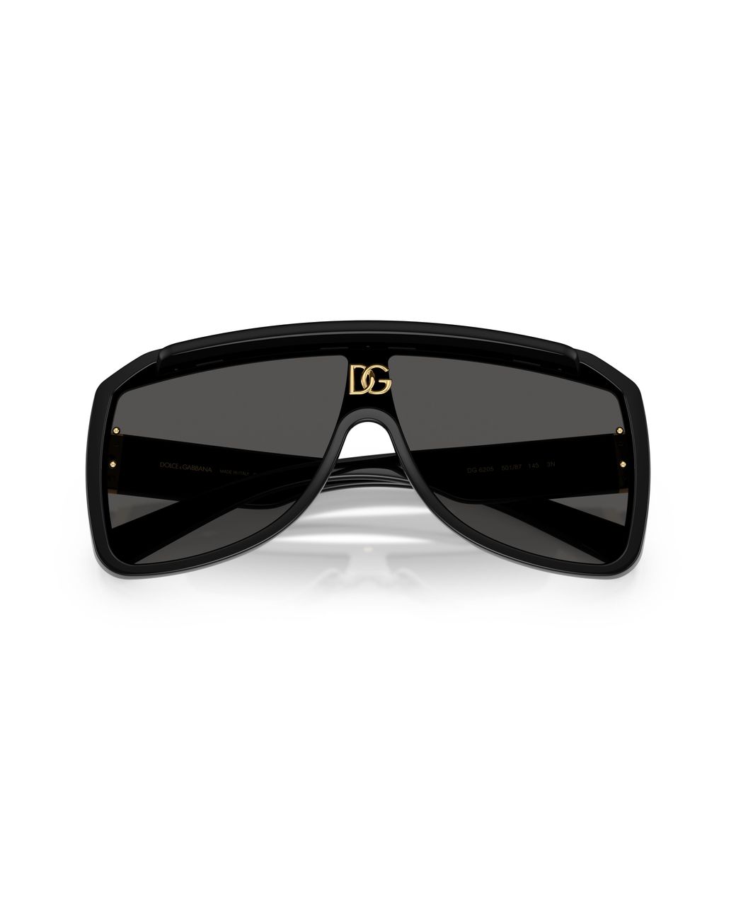 Dolce & Gabbana Black Dg6205 501/87 Sunglasses Injected Pilot Normal