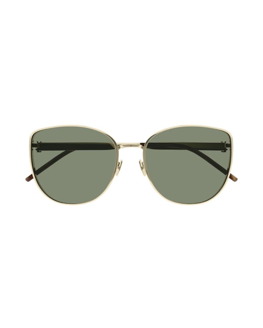 Saint Laurent Black Sl M89 003 Sunglasses Metal Oversize