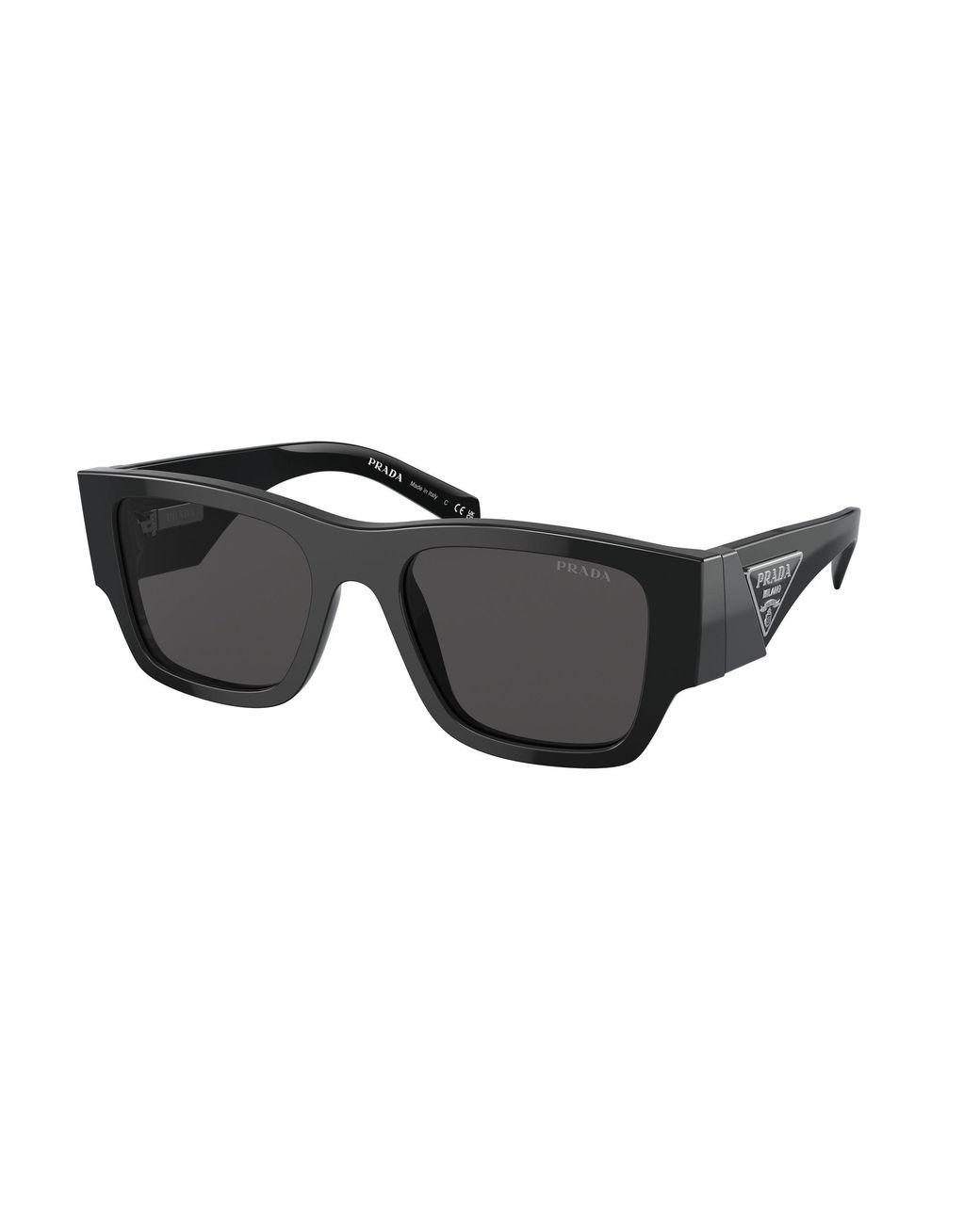 Prada Black Pr 10Zs 1Ab5S0 Sunglasses Acetate Pillow Normal for men