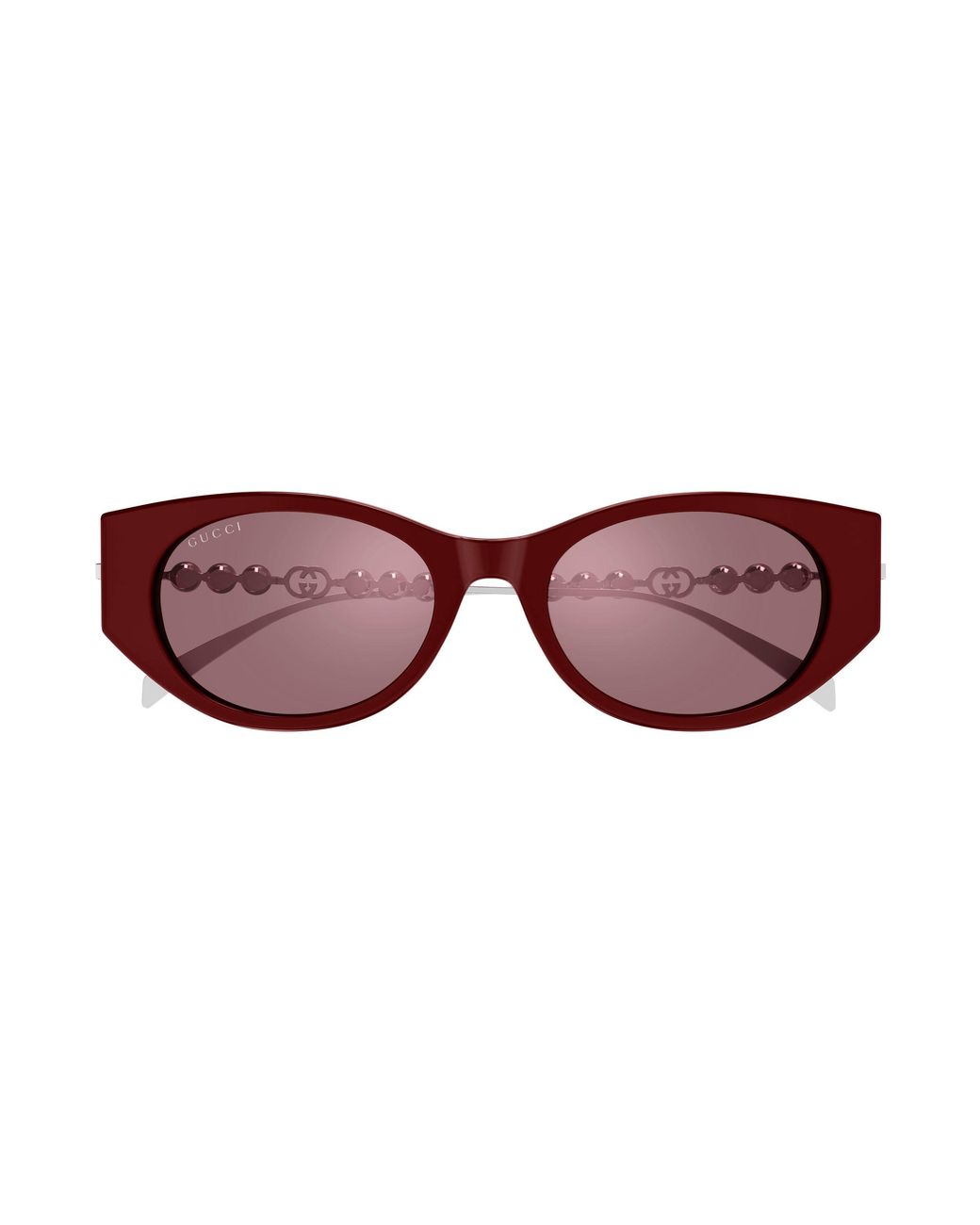 Gucci Black Gg1970Sa Cat Eye Pearl Sunglasses