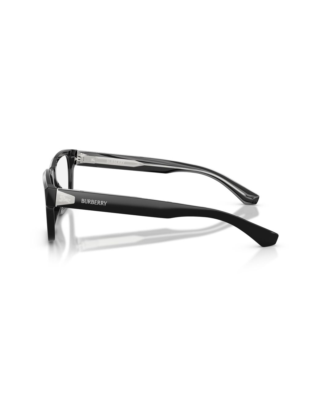 Burberry Black Be2469 4206 Optical Frames Acetate Transparent Squared Normal for men