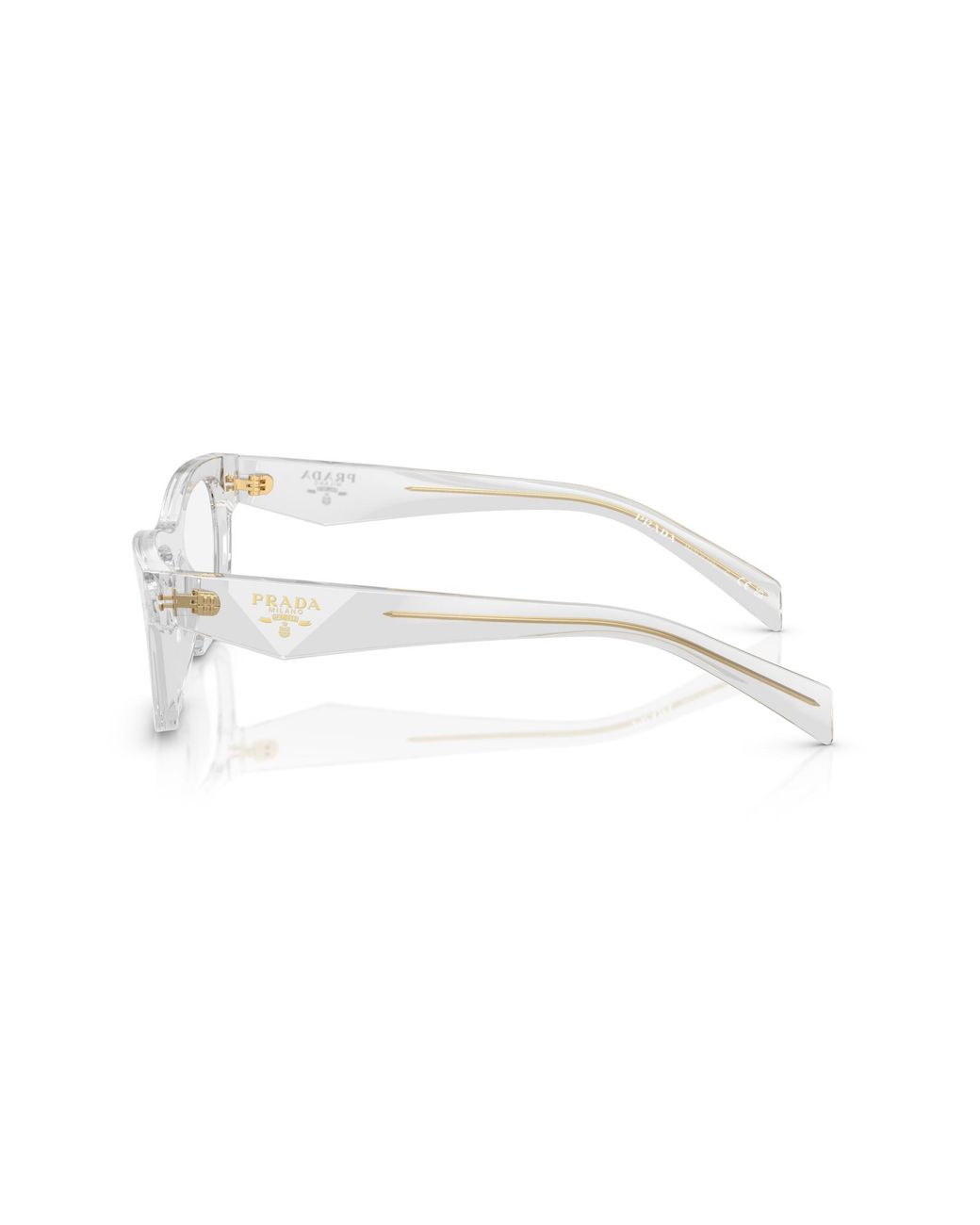 Prada Black Pr B01V 12R1O1 Optical Frames Acetate Butterfly Normal