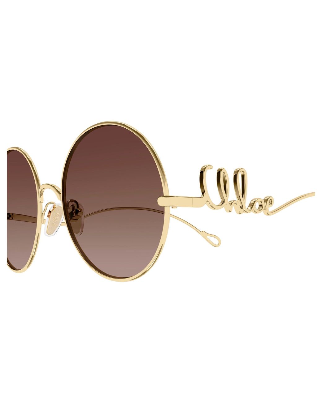 Chloé Black Ch0372S 001 Sunglasses Metal Round