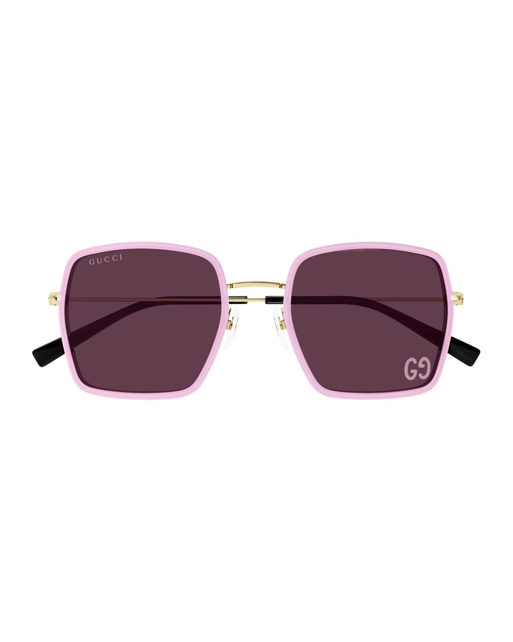 Gucci Black Gg1848S 005 Sunglasses Injected Squared