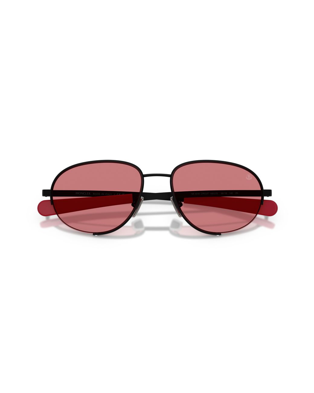 Moncler Black Me4018 Circuit 100175 Sunglasses Metal Round Normal