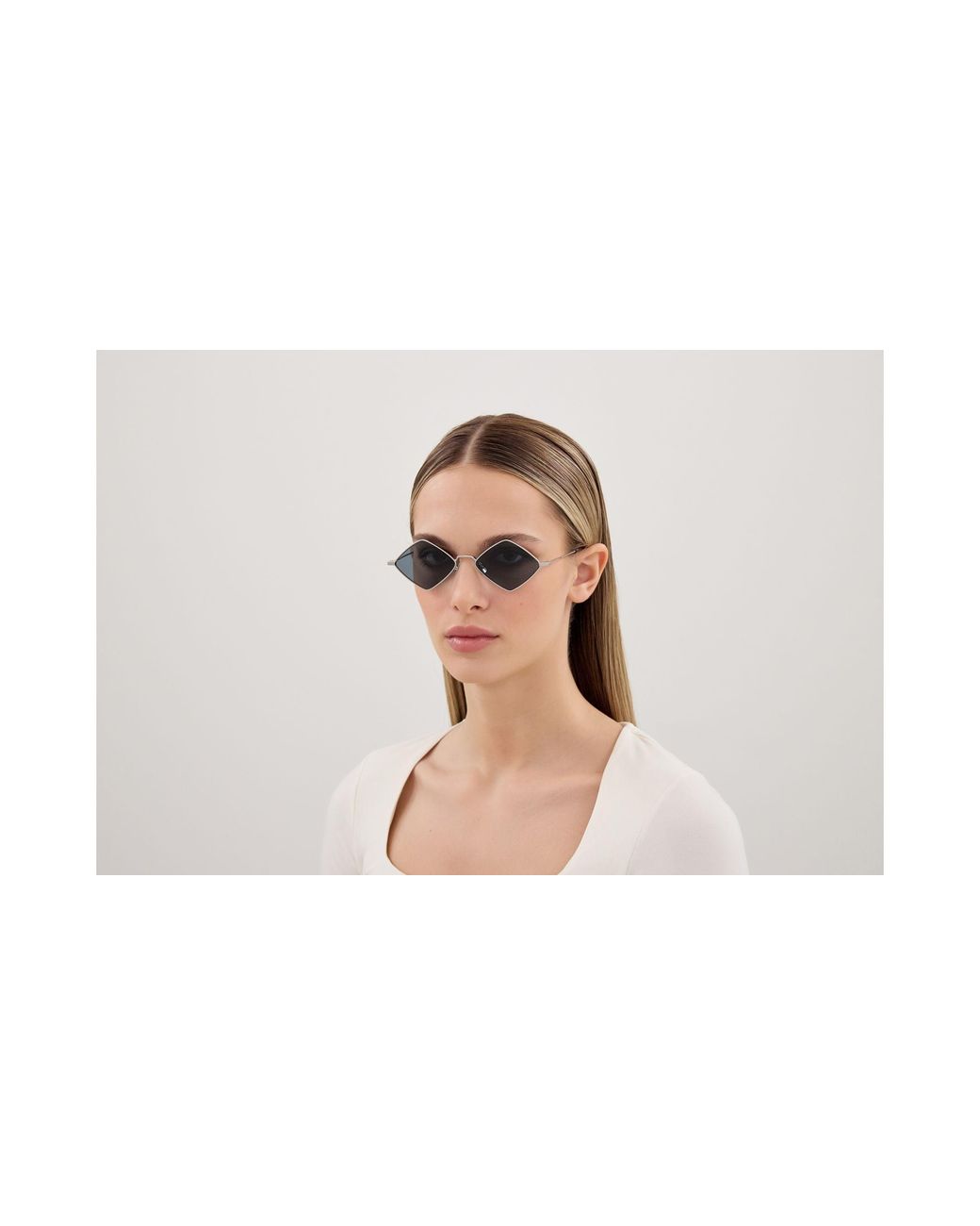 Saint Laurent Black Sl 302 Lisa 012 Sunglasses Metal Geometric