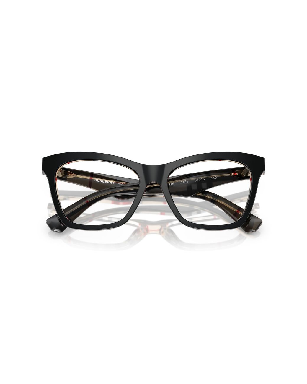 Burberry Black Be2416 4121 Optical Frames Acetate Cat Eye Normal