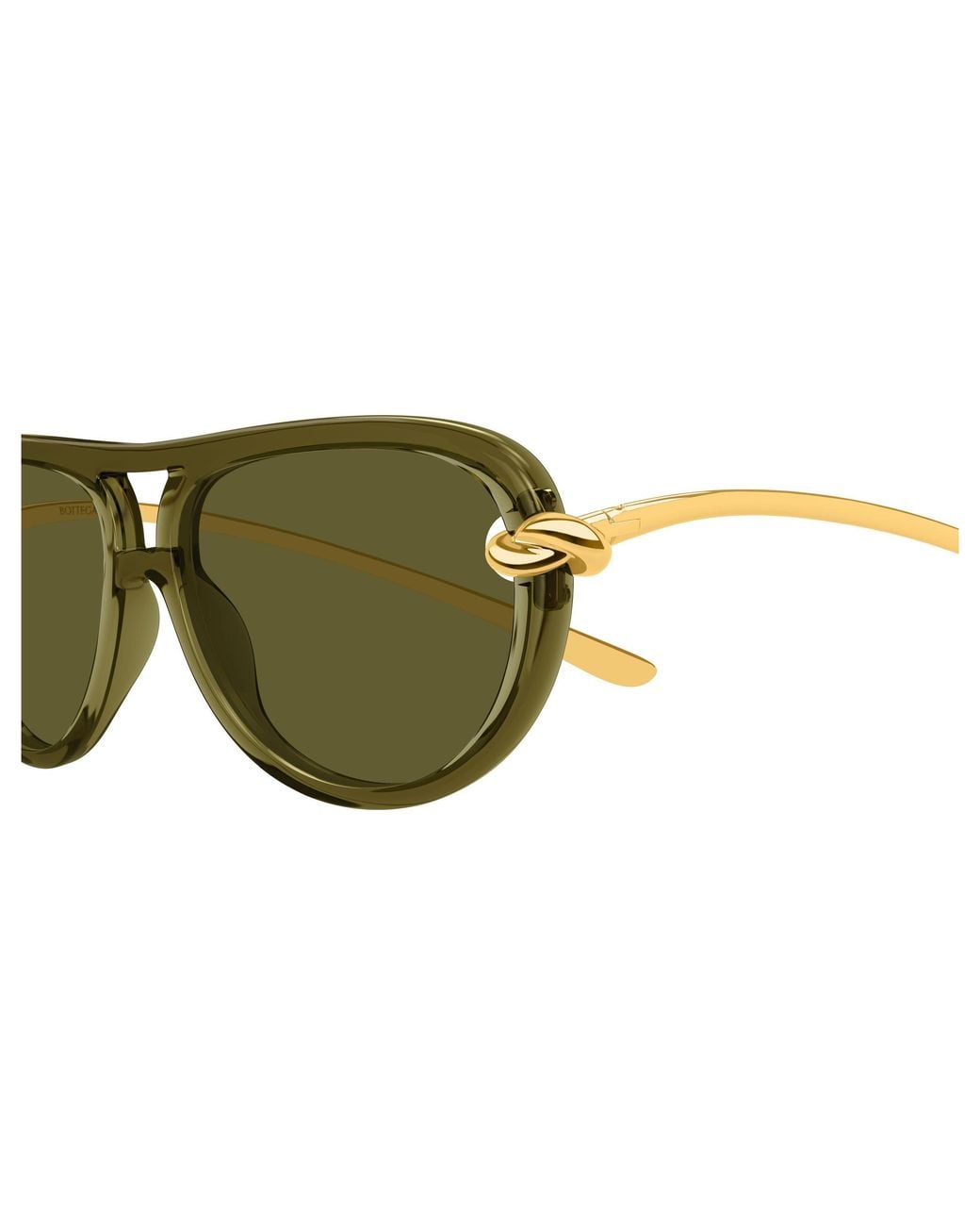 Bottega Veneta Black Bv1418S 003 Sunglasses Bio-Injected Pilot