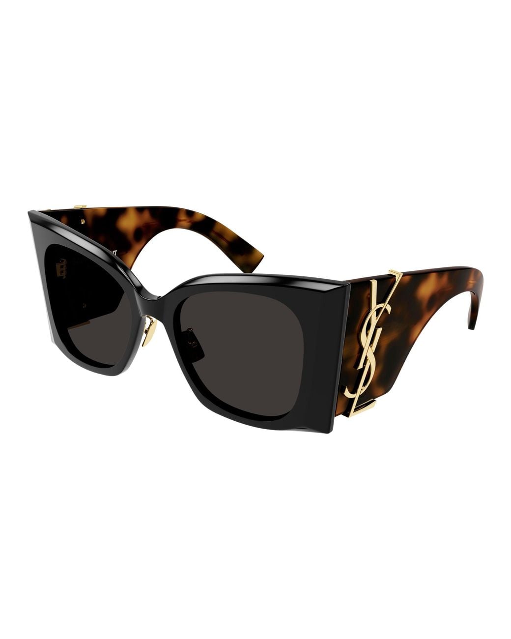 Saint Laurent Black Sl M119/F Blaze 003 Sunglasses Acetate Cat Eye