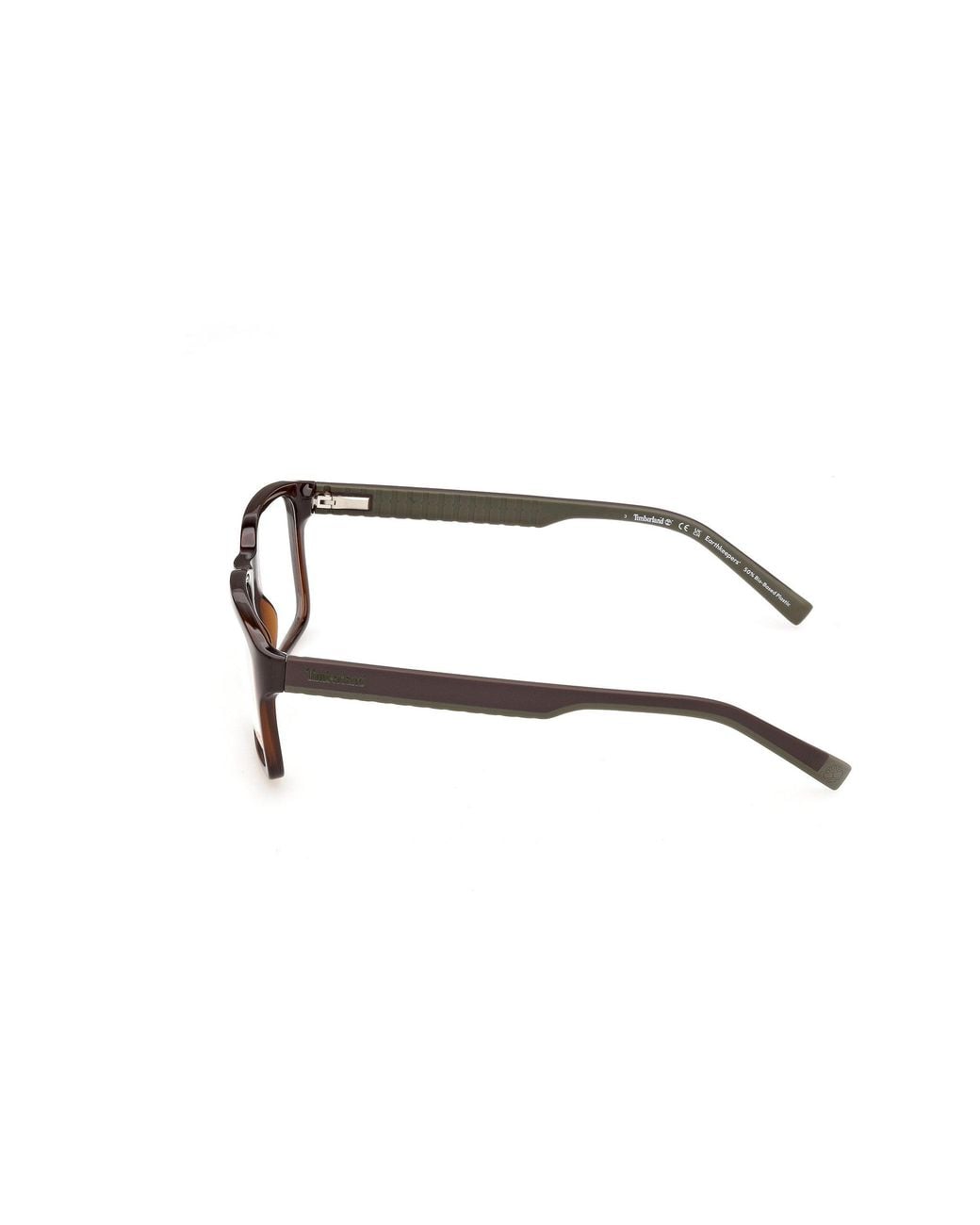 Timberland Black Tb50118 48 Optical Frames Injected Squared Normal for men