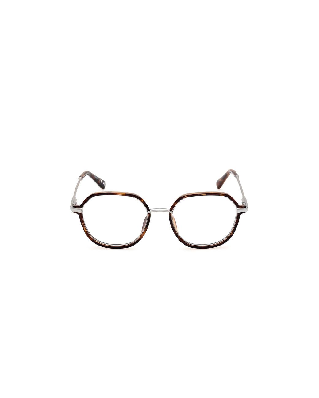 Guess Black Gu50098 52 Optical Frames Injected Round Normal for men