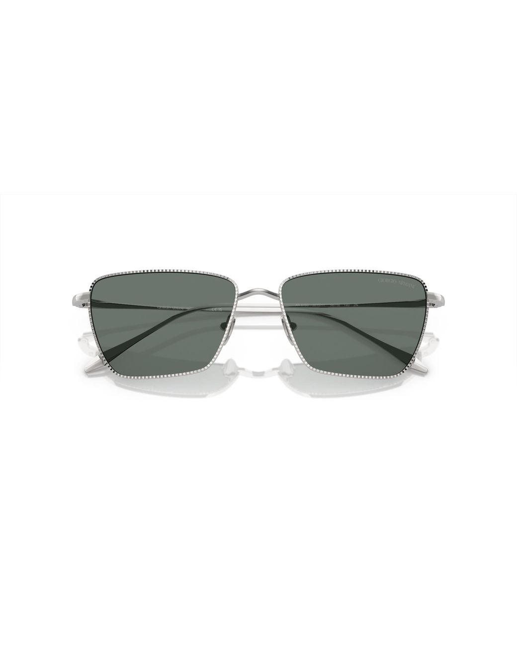 Giorgio Armani Black Ar6153 301511 Sunglasses Metal Squared Normal
