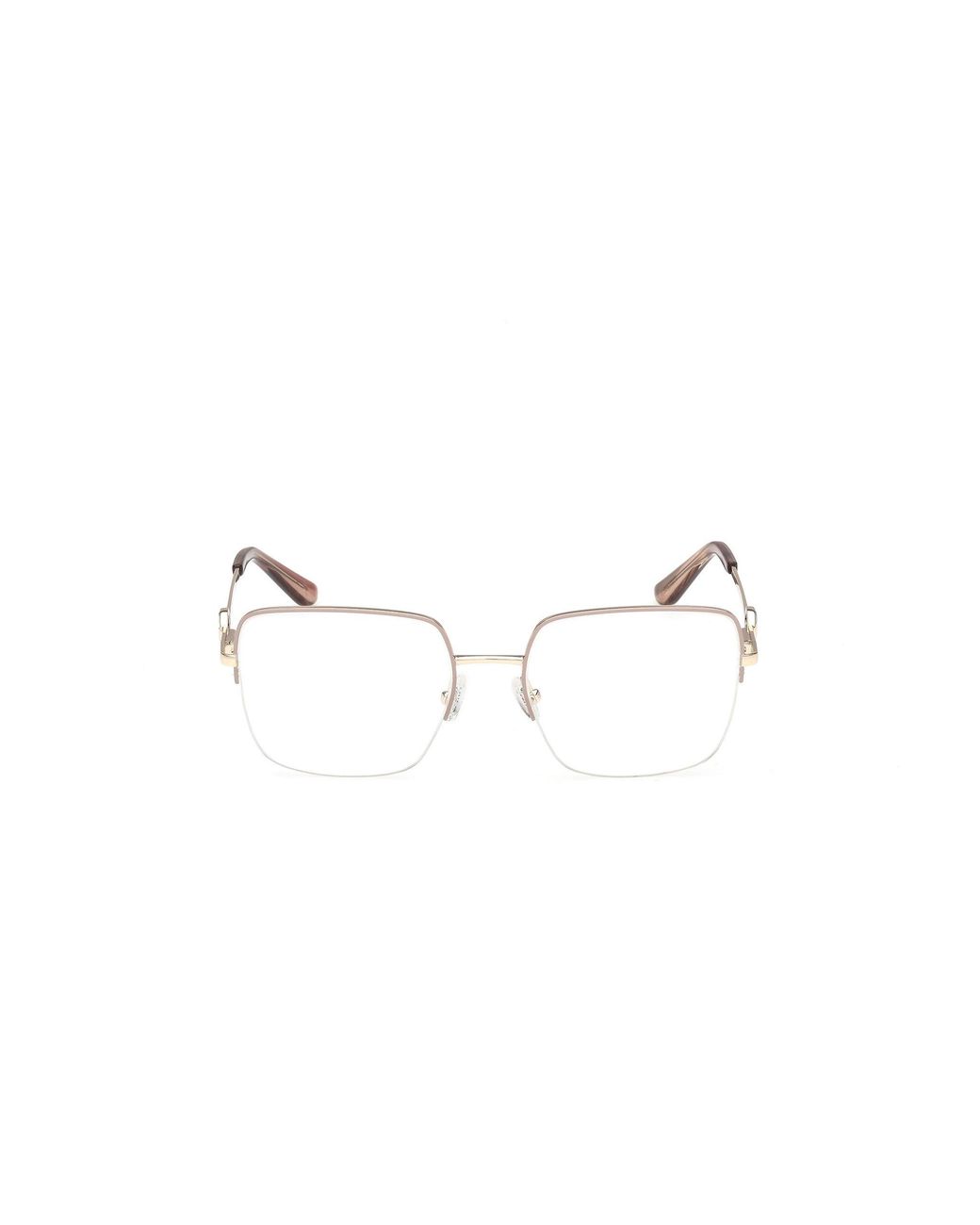 Guess Black Gu50347 059 Optical Frames Metal Squared Normal