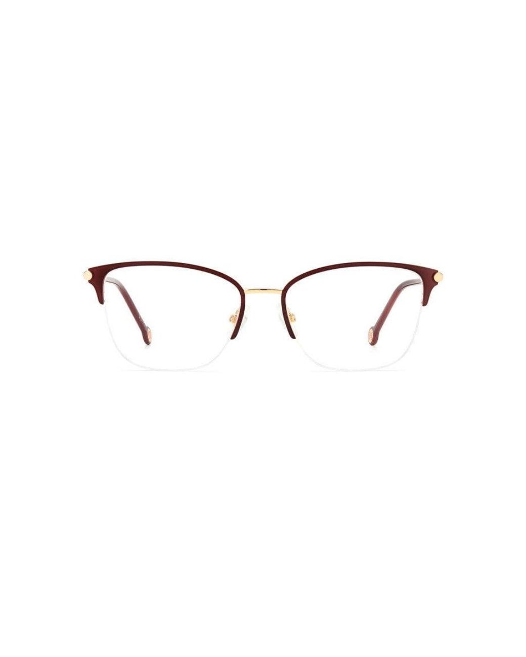 Carolina Herrera Black Ch 0033 Noa Optical Frames Metal Squared