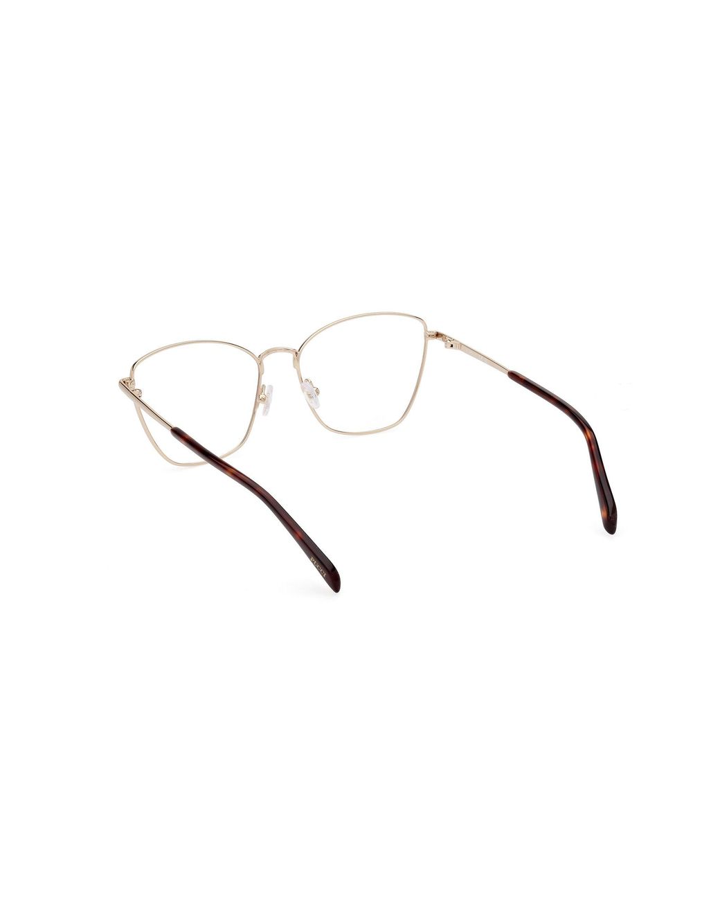 Emilio Pucci Black Ep5243 005 Optical Frames Metal Squared Normal