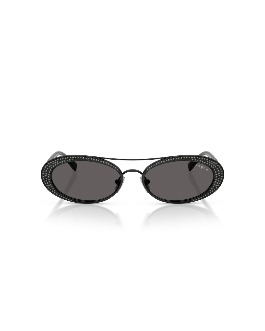 Vogue Eyewear Black Vo4348Sb 352/87 Sunglasses Metal Round Normal