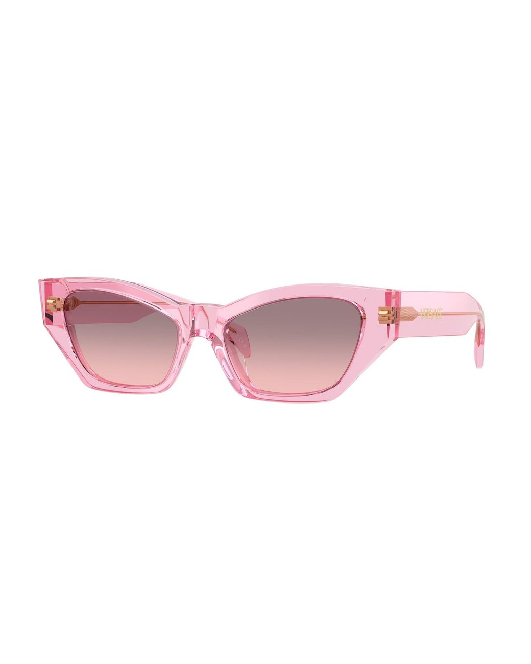 Versace Black Ve4488U 53705M Sunglasses Acetate Cat Eye Normal Shaded