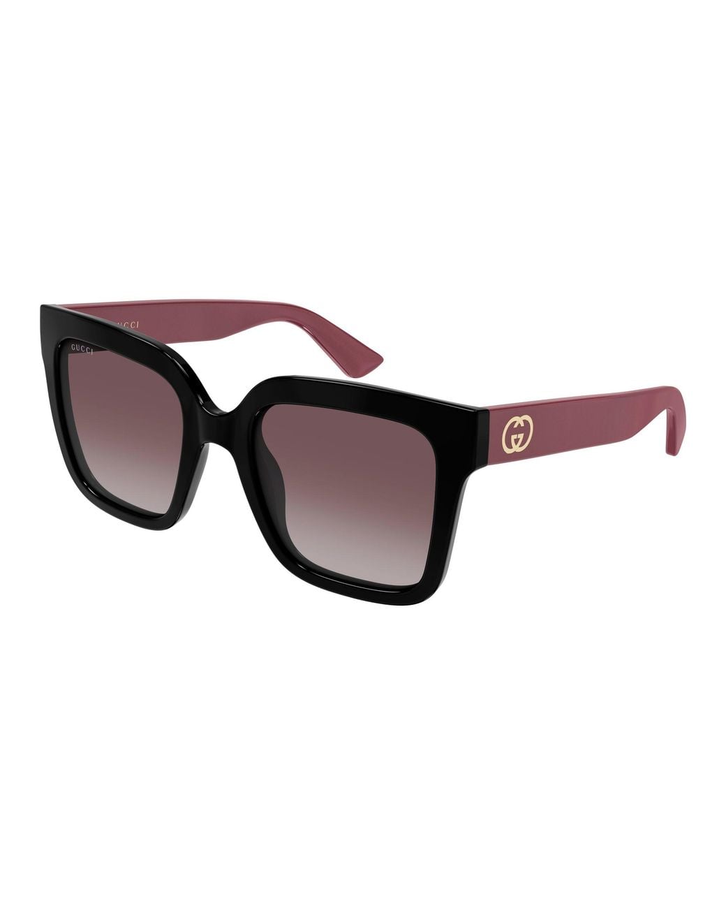 Gucci Black Gg2190S 003 Sunglasses Injected Squared Nuanced