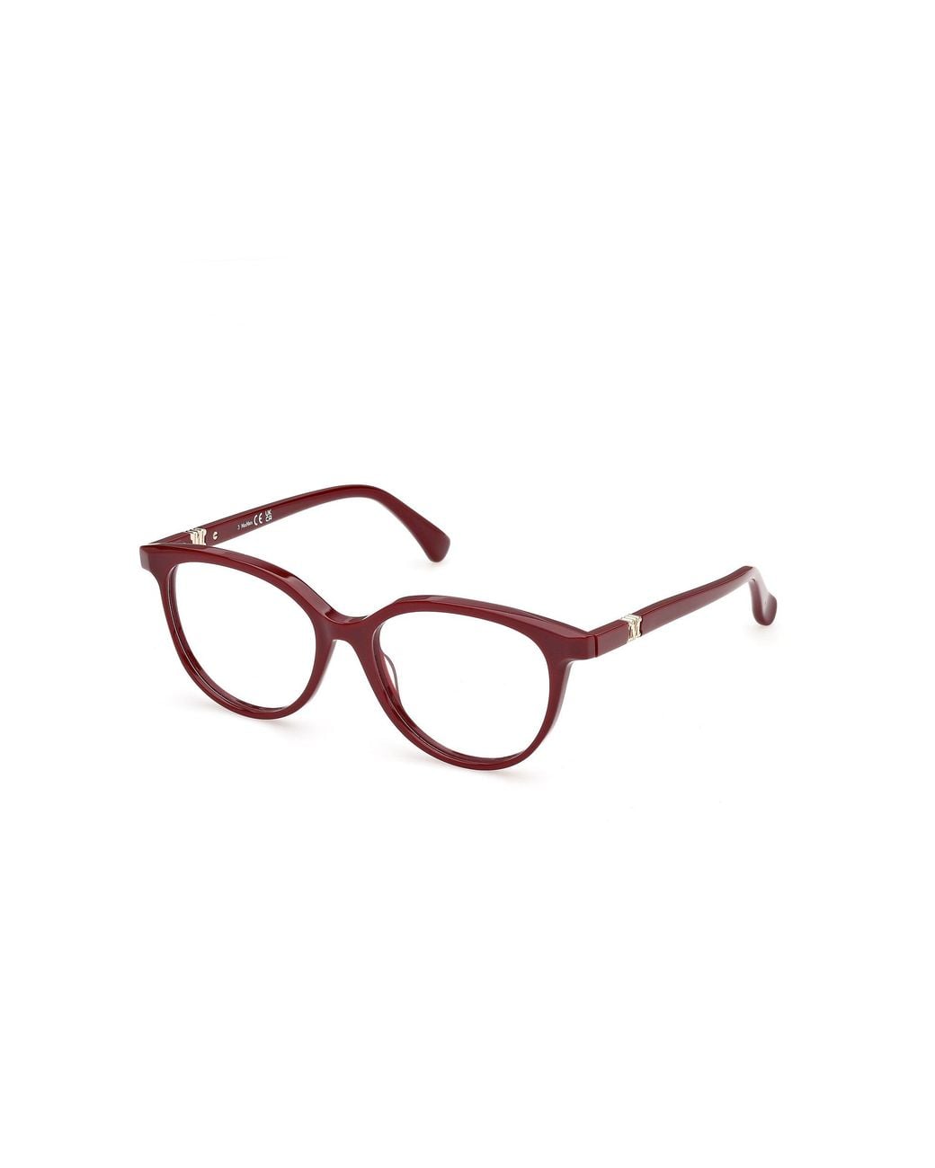 Max Mara Black Mm5262 69 Optical Frames Acetate Round Normal