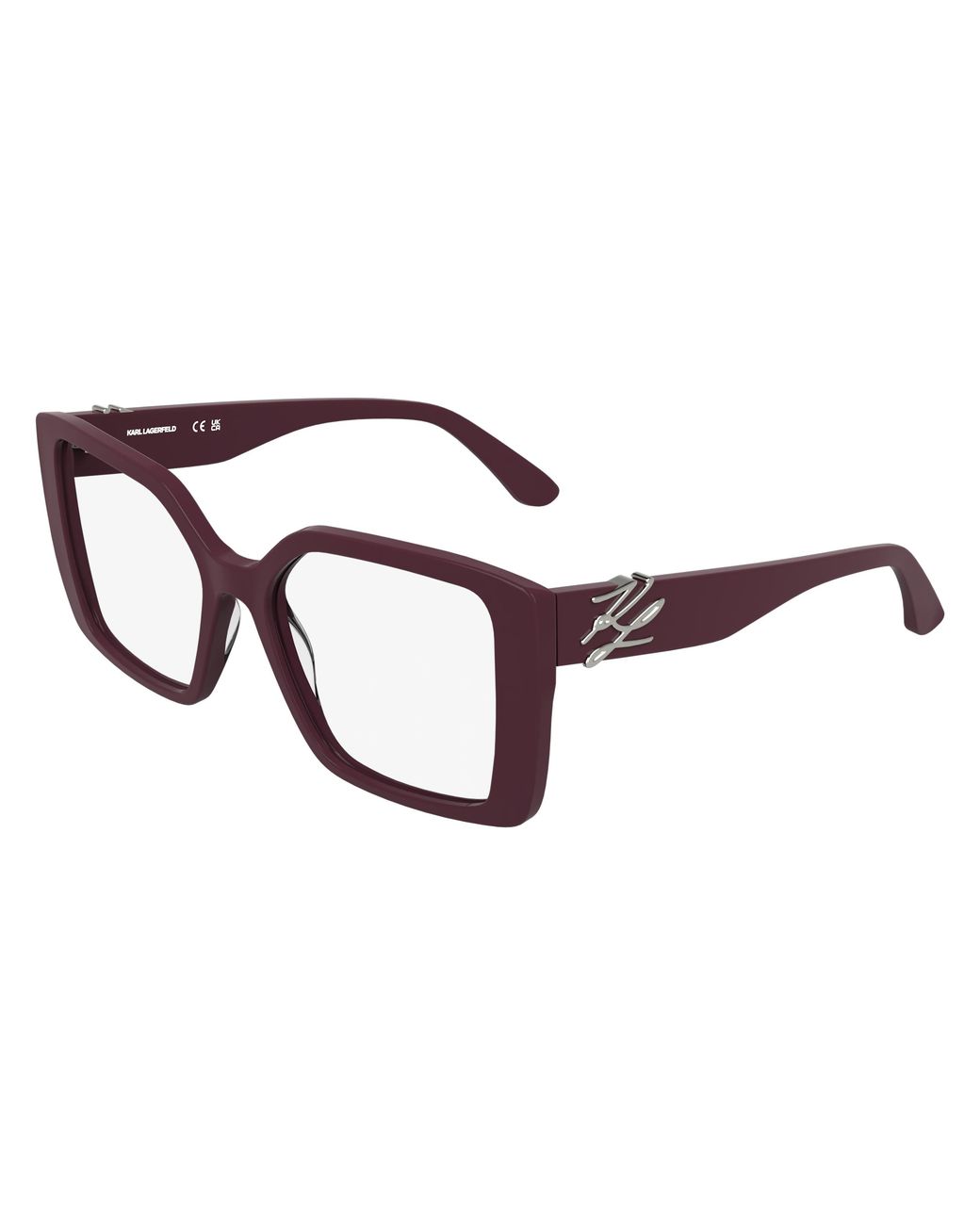 Karl Lagerfeld Black Kl6241 601 Optical Frames Acetate Squared Normal