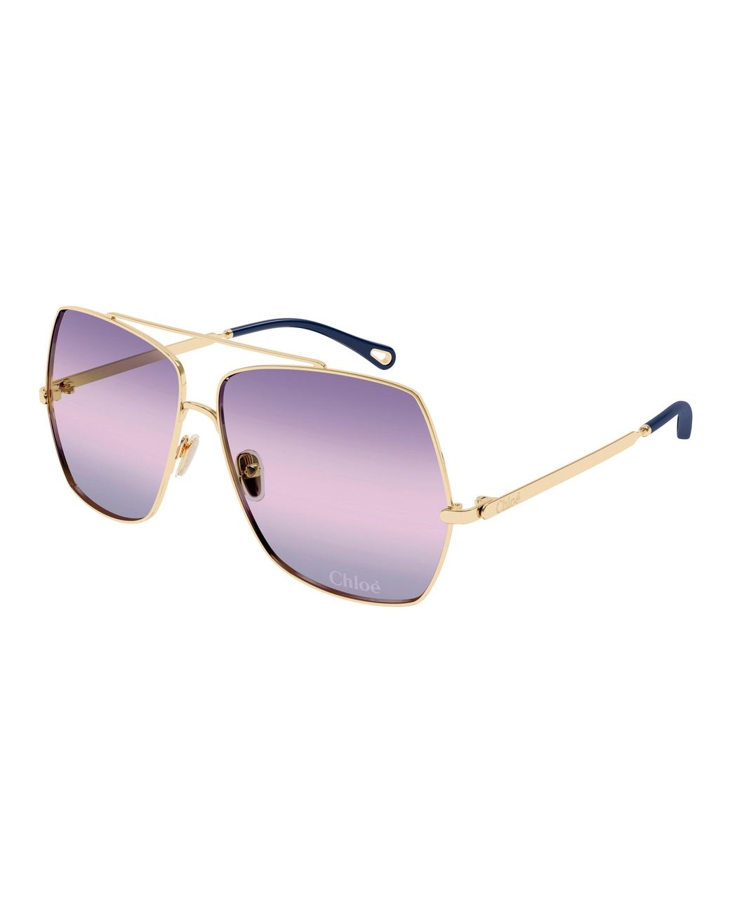 Chloé Black Ch0278S 005 Sunglasses Metal Squared