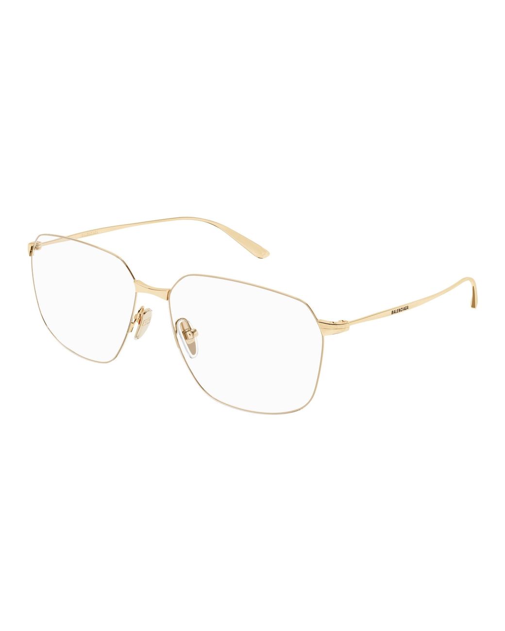 Balenciaga Black Bb0414O 004 Optical Frames Acetate Transparent Squared
