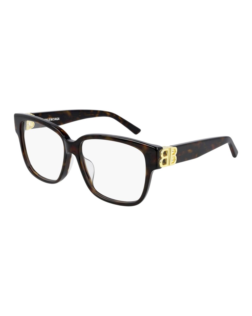 Balenciaga Black Bb0104O 002 Optical Frames Acetate Transparent Squared