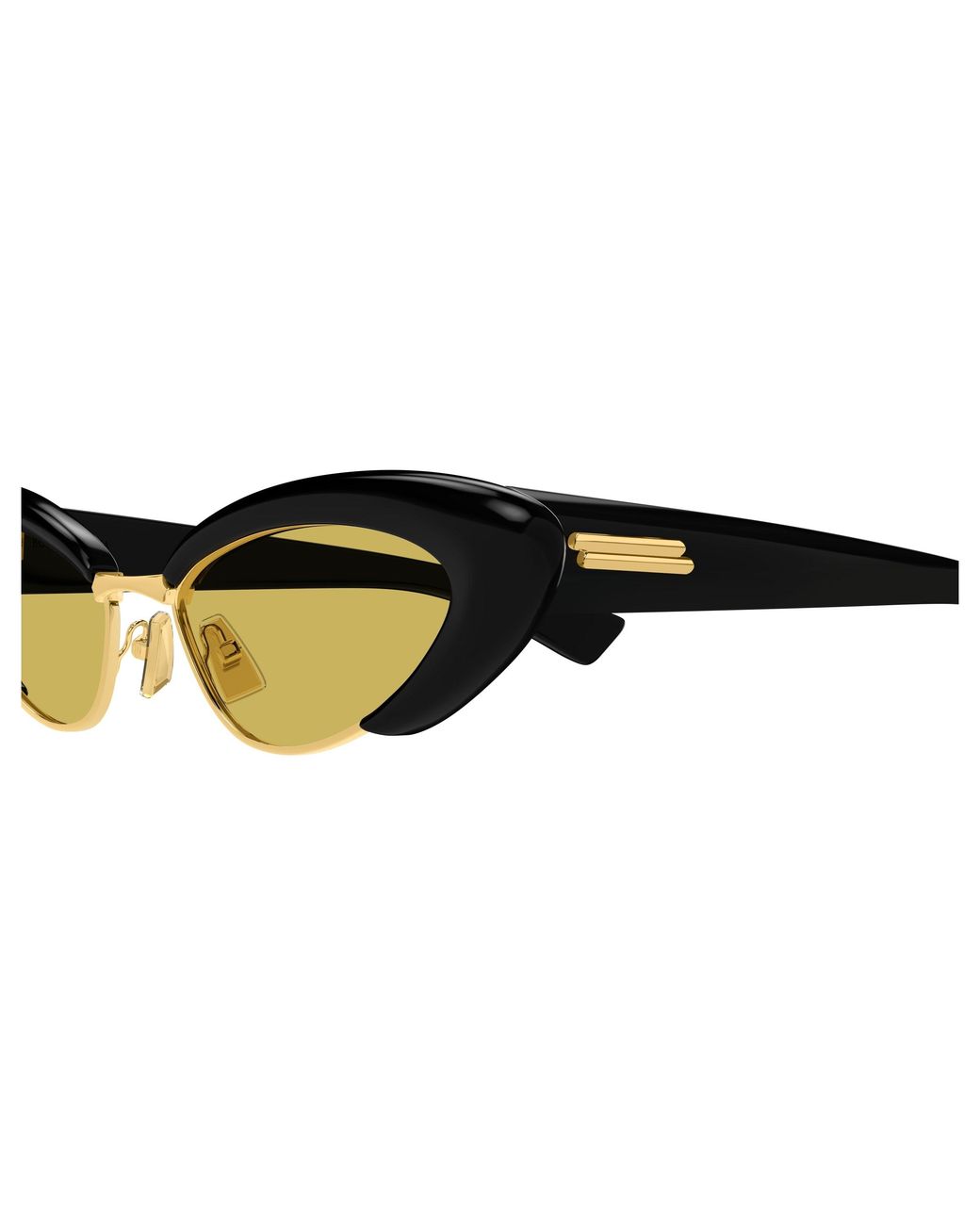 Bottega Veneta Black Bv1387S 001 Sunglasses Acetate Cat Eye