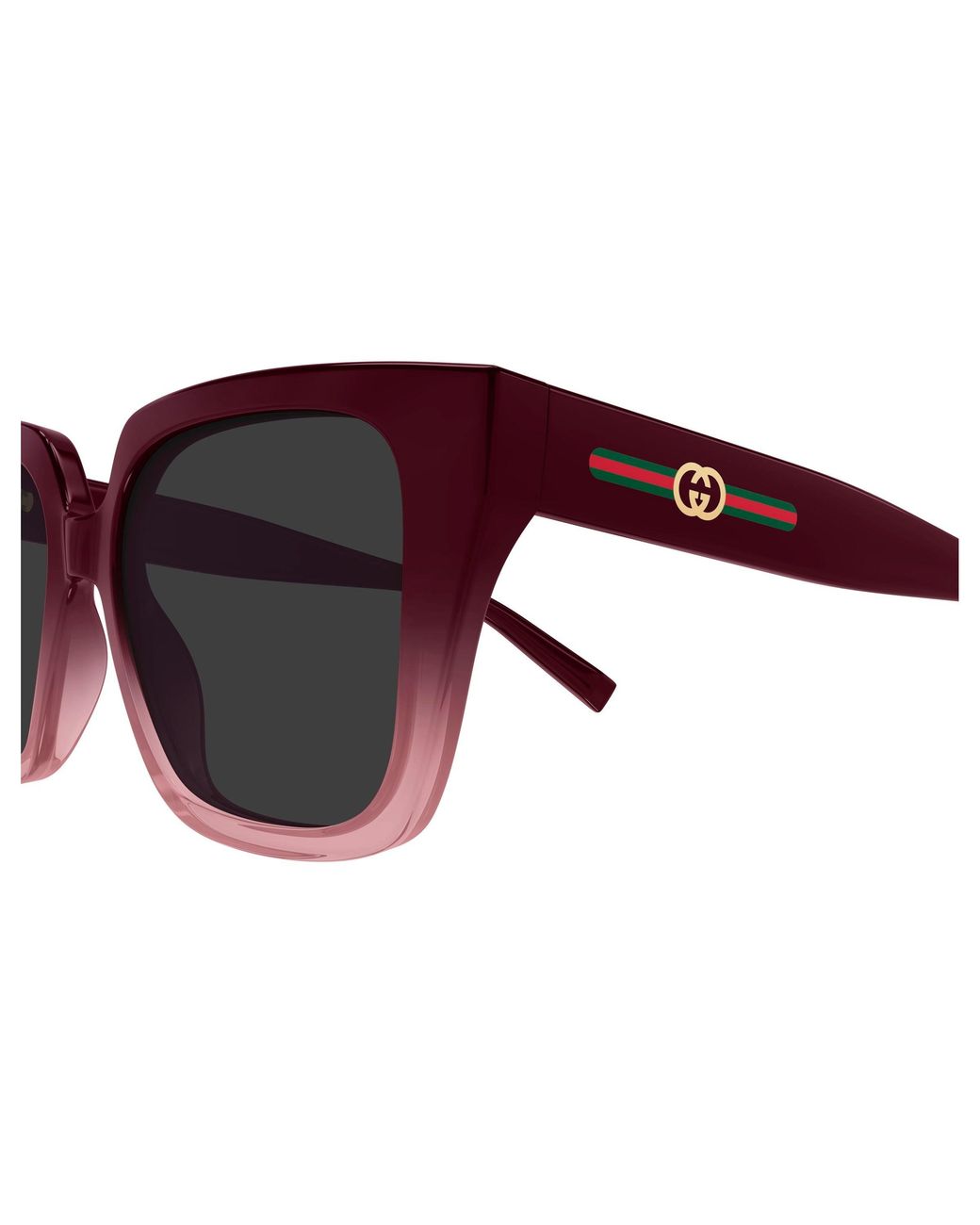 Gucci Black Gg2102S 003 Sunglasses Injected Butterfly