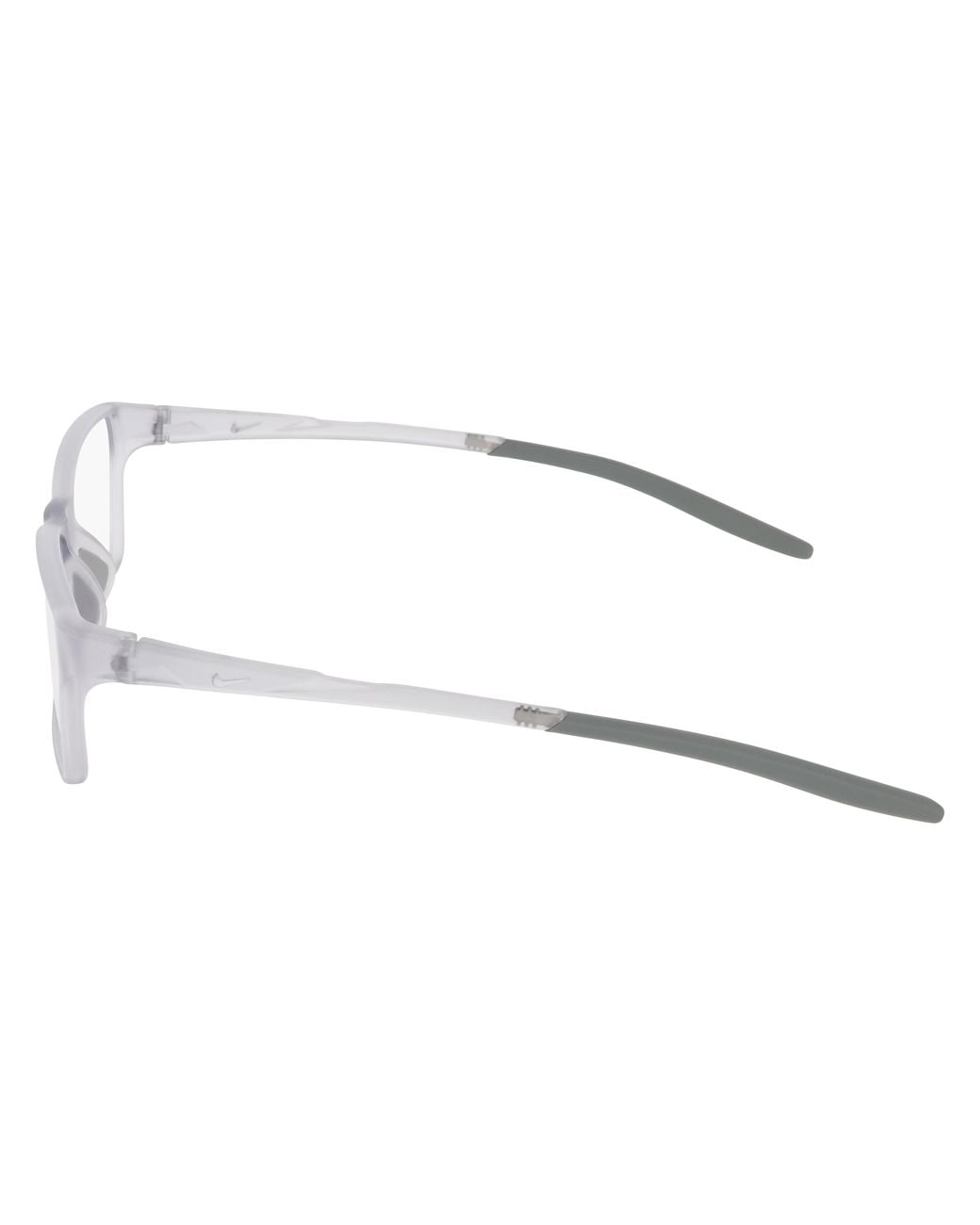 Nike Black 7410 030 Optical Frames Bio-Injected Squared Normal for men