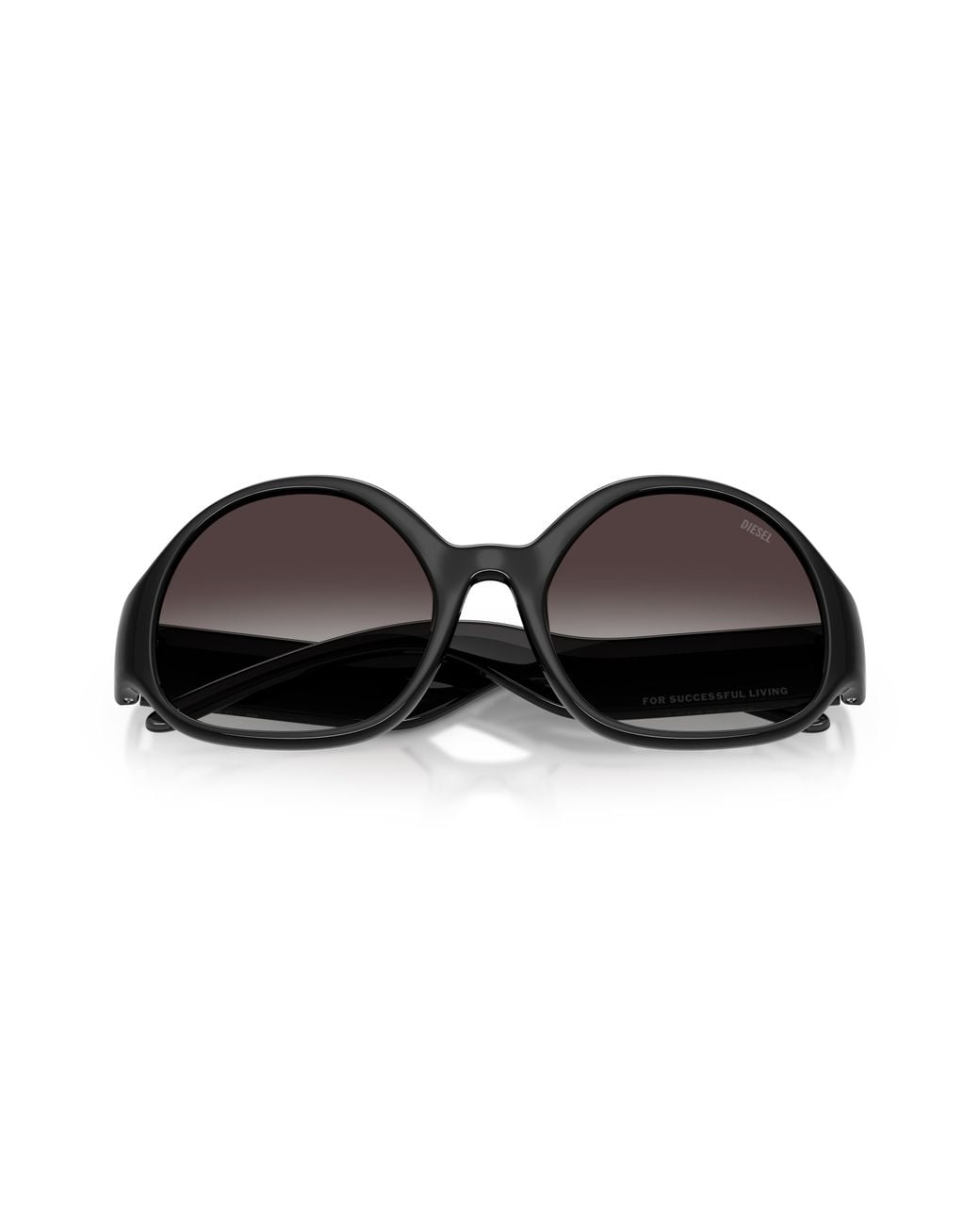 DIESEL Black Dl3022U 20018G Sunglasses Injected Round Normal Nuanced