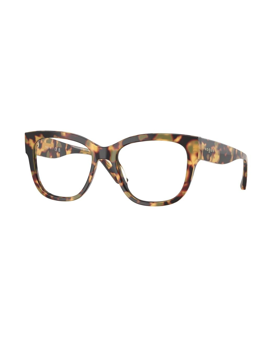Vogue Eyewear Black Vo5605 2605 Optical Frames Acetate Transparent Squared Normal