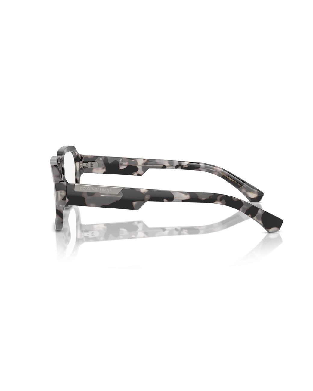 Dolce & Gabbana Black Dg3389 3435 Optical Frames Acetate Transparent Pilot Normal for men