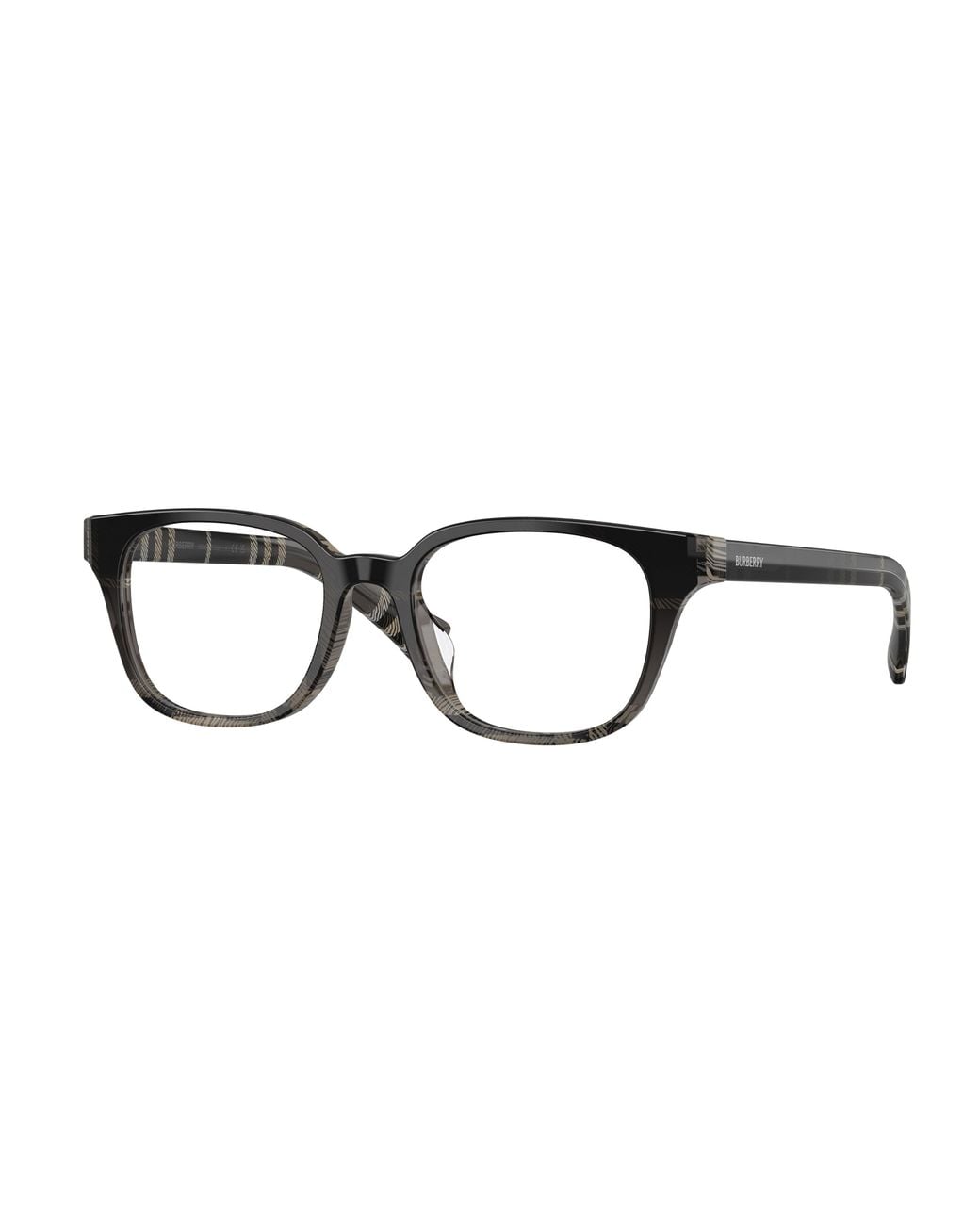 Burberry Black Be2462D 4200 Optical Frames Acetate Transparent Squared Normal