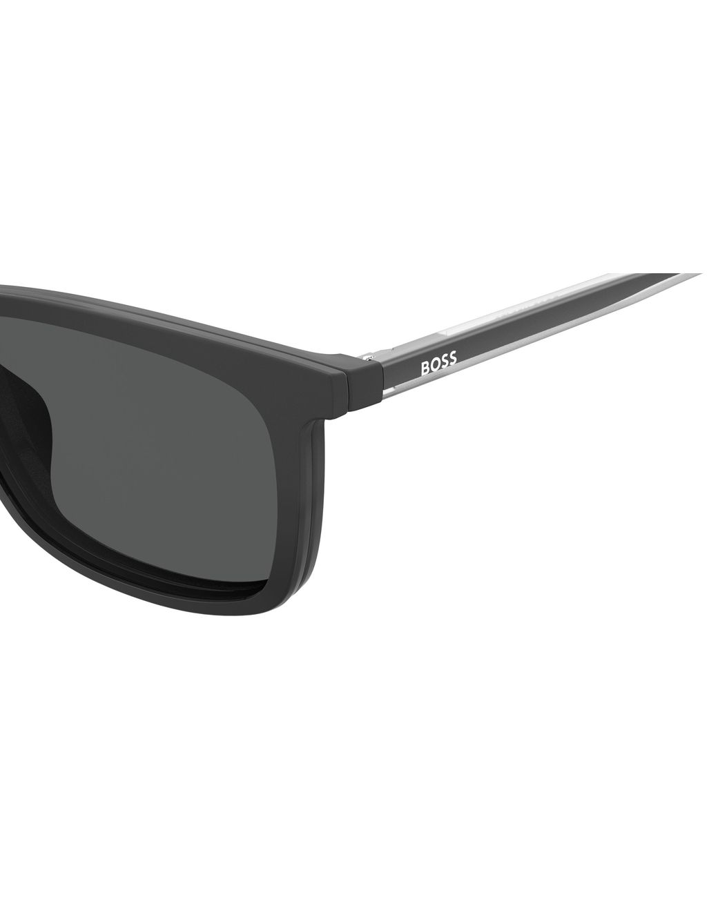 Boss Black Boss 1150/Cs 003/Ir Sunglasses Plastic Squared Clip-On for men
