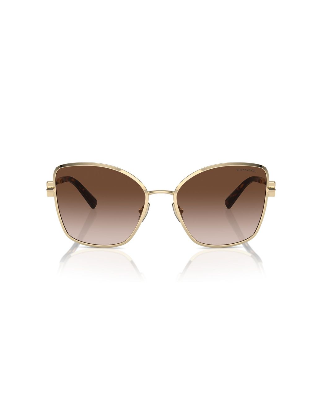 Tiffany & Co Black Tf3102B 61893B Sunglasses Metal Butterfly Normal Shaded