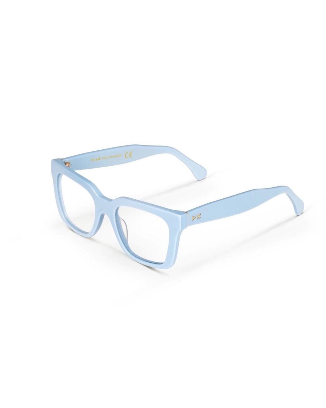 Xlab Blue Panarea Optical Frames Acetate Squared Anti- Light Anti Light