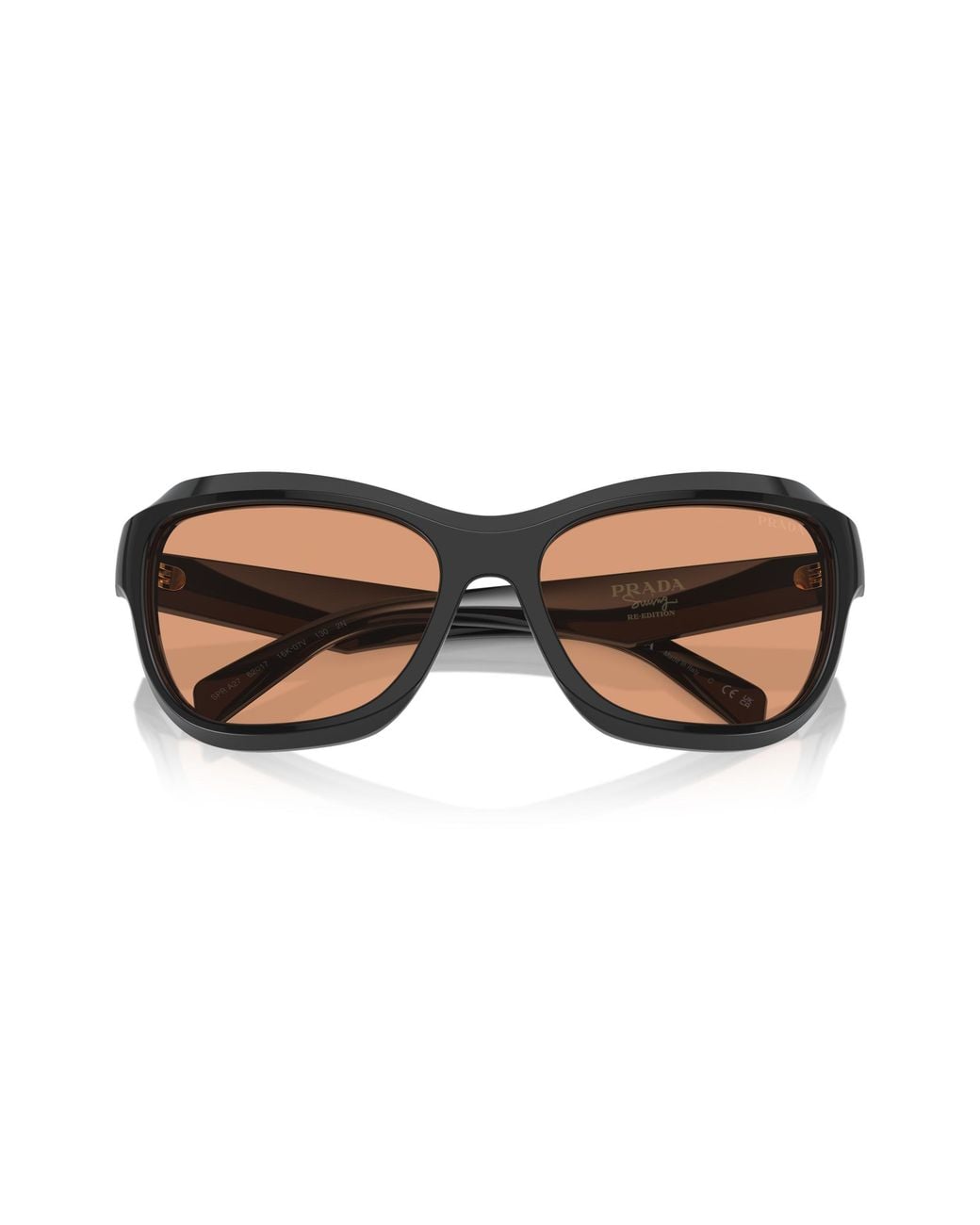 Prada Black Pr A27S 16K07V Sunglasses Acetate Butterfly Normal