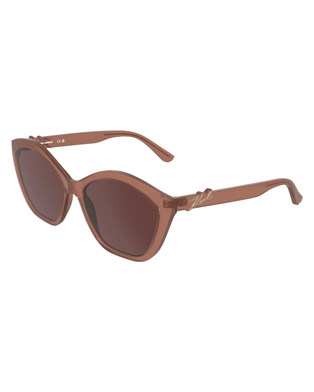 Karl Lagerfeld Black Kl6222S 652 Sunglasses Bio-Injected Cat Eye Normal
