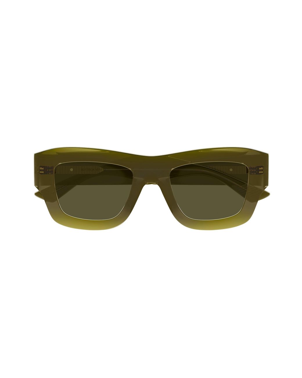 Bottega Veneta Green Bv1357S 005 Sunglasses Acetate Squared